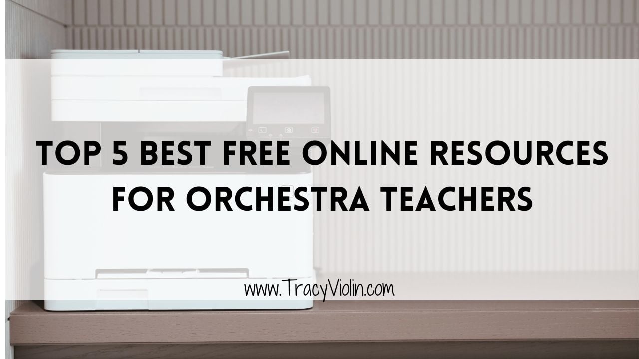 free orchestra teacher resources
