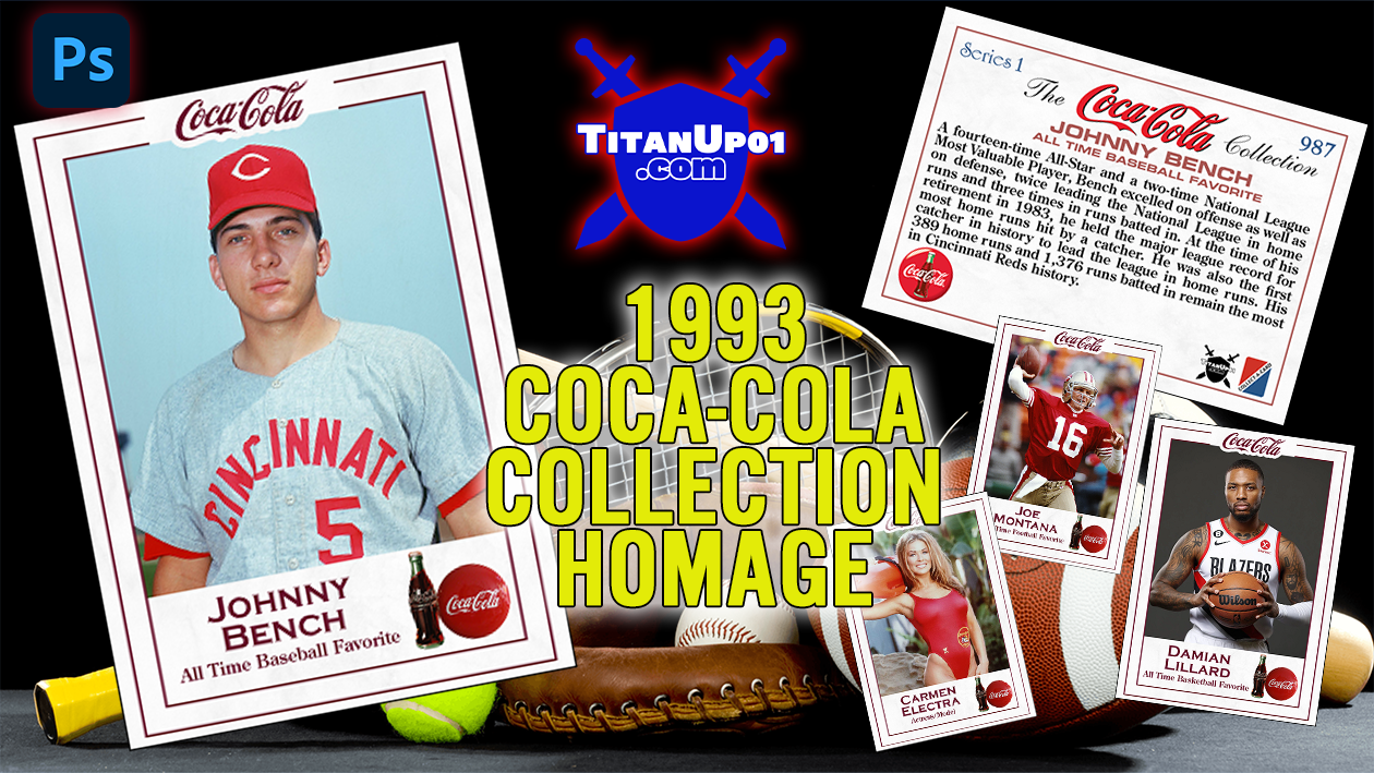 1993 The Coca-Cola Collection Multi-Sport Homage Photoshop PSD Templates