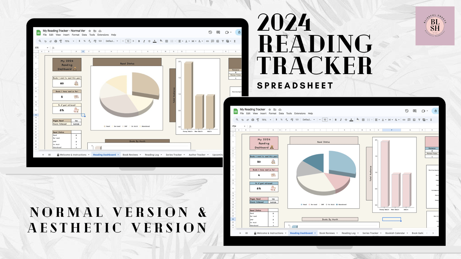 2024 Reading Tracker Template