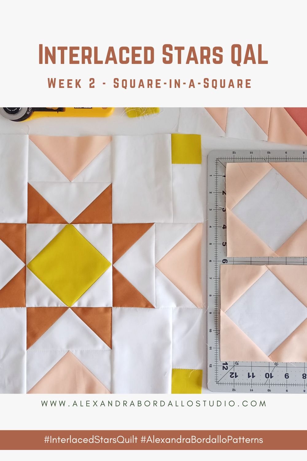 Senna Quilt Sew Along, Modern Quilt Patterns, Beginner Quilt Patterns