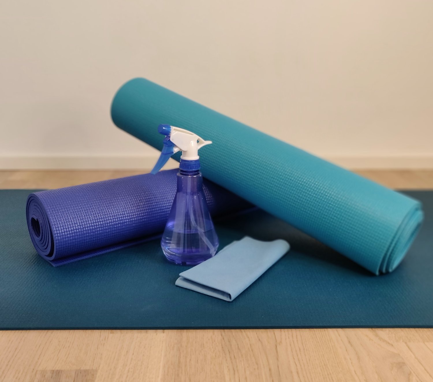 multiple yoga mats