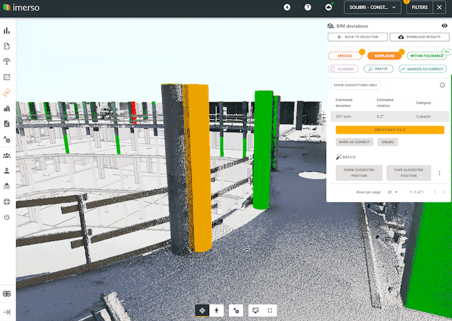 Imerso: Bridging the gap between BIM Models and Real-World construction