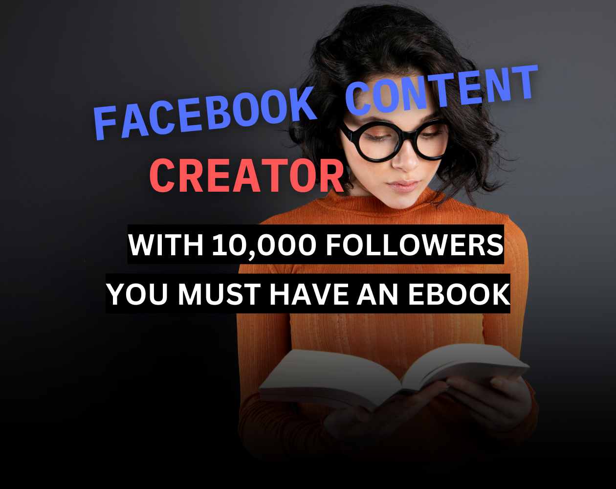 Why a Facebook Content Creator with 10,000+ Followers Should Have an Ebook to Sell   Congratulations! You've built a thriving community of 10,000 engaged followers on Facebook. You're sharing valuable content, sparking conversations, and growing your infl