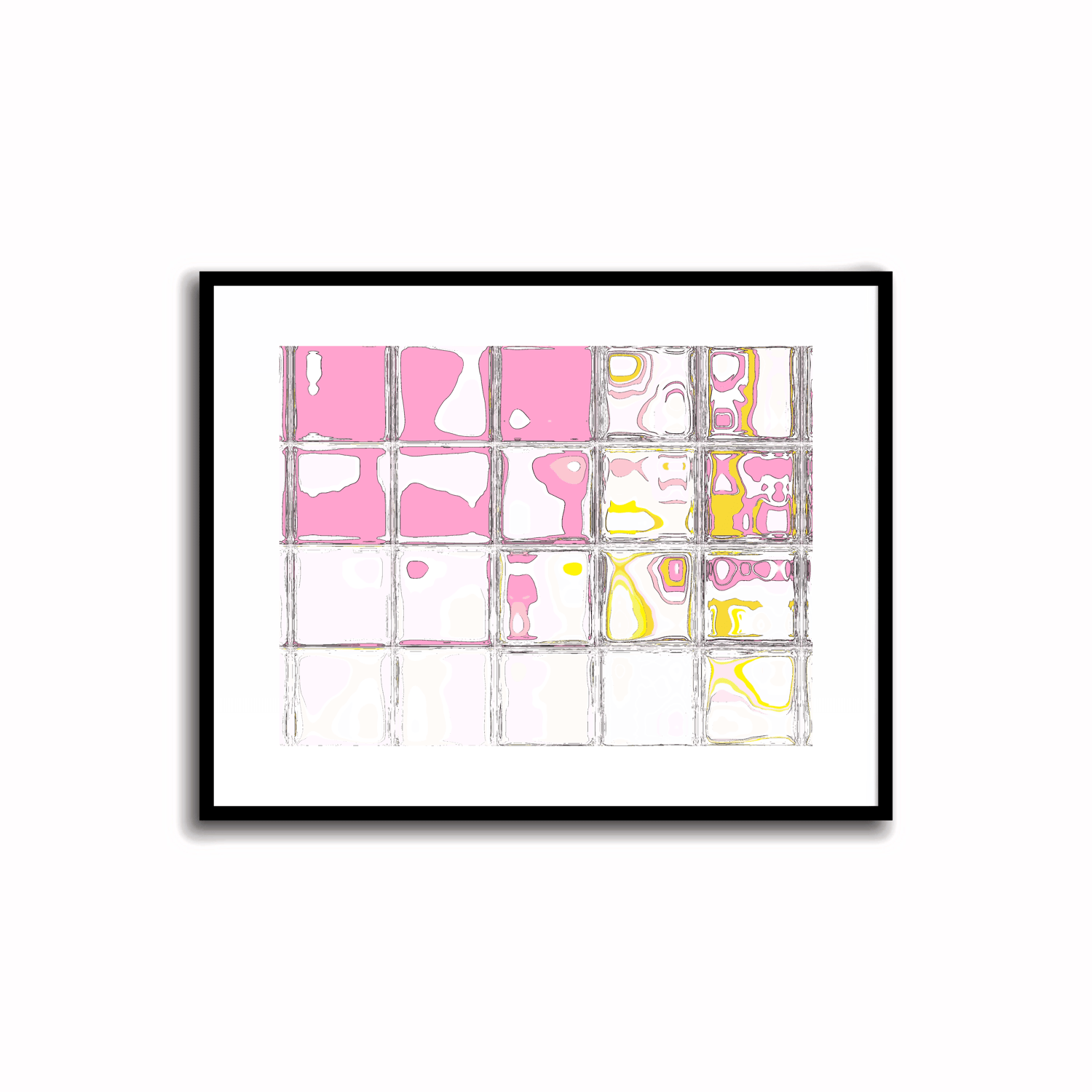Soft Orchid and Rose Pink Abstract Print - Instant Download - Printable in Various Sizes