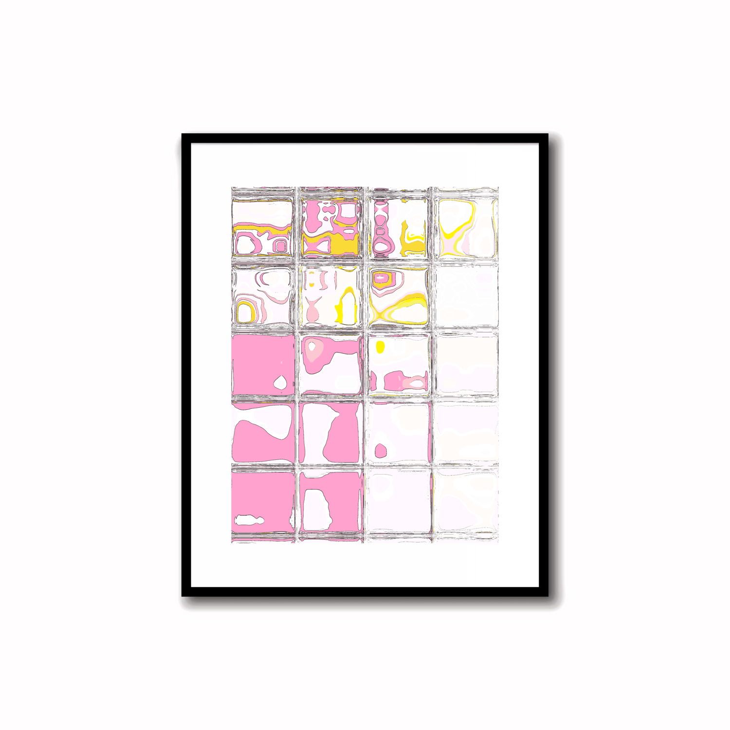Soft Orchid and Rose Pink Abstract Print - Instant Download - Printable in Various Sizes