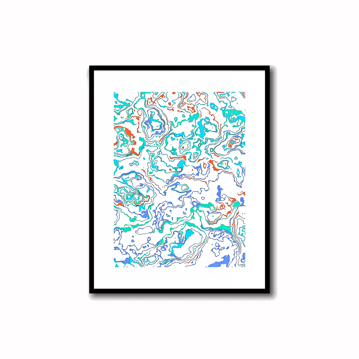 Revitalize your surroundings with our modern abstract printable artwork! 🎨✨ Download the vibrant palette featuring Periwinkle Blue, Terra Cotta, Sky Blue, and Silver Sage for an instant decor upgrade.