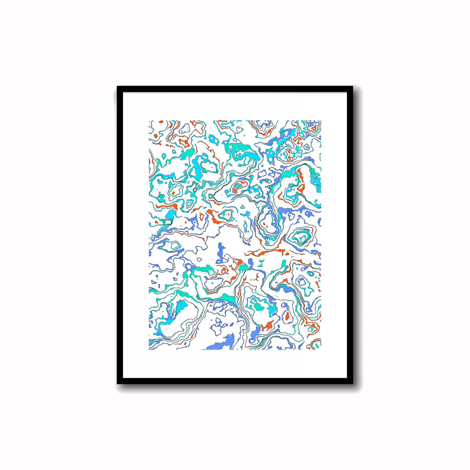 Revitalize your surroundings with our modern abstract printable artwork! 🎨✨ Download the vibrant palette featuring Periwinkle Blue, Terra Cotta, Sky Blue, and Silver Sage for an instant decor upgrade.