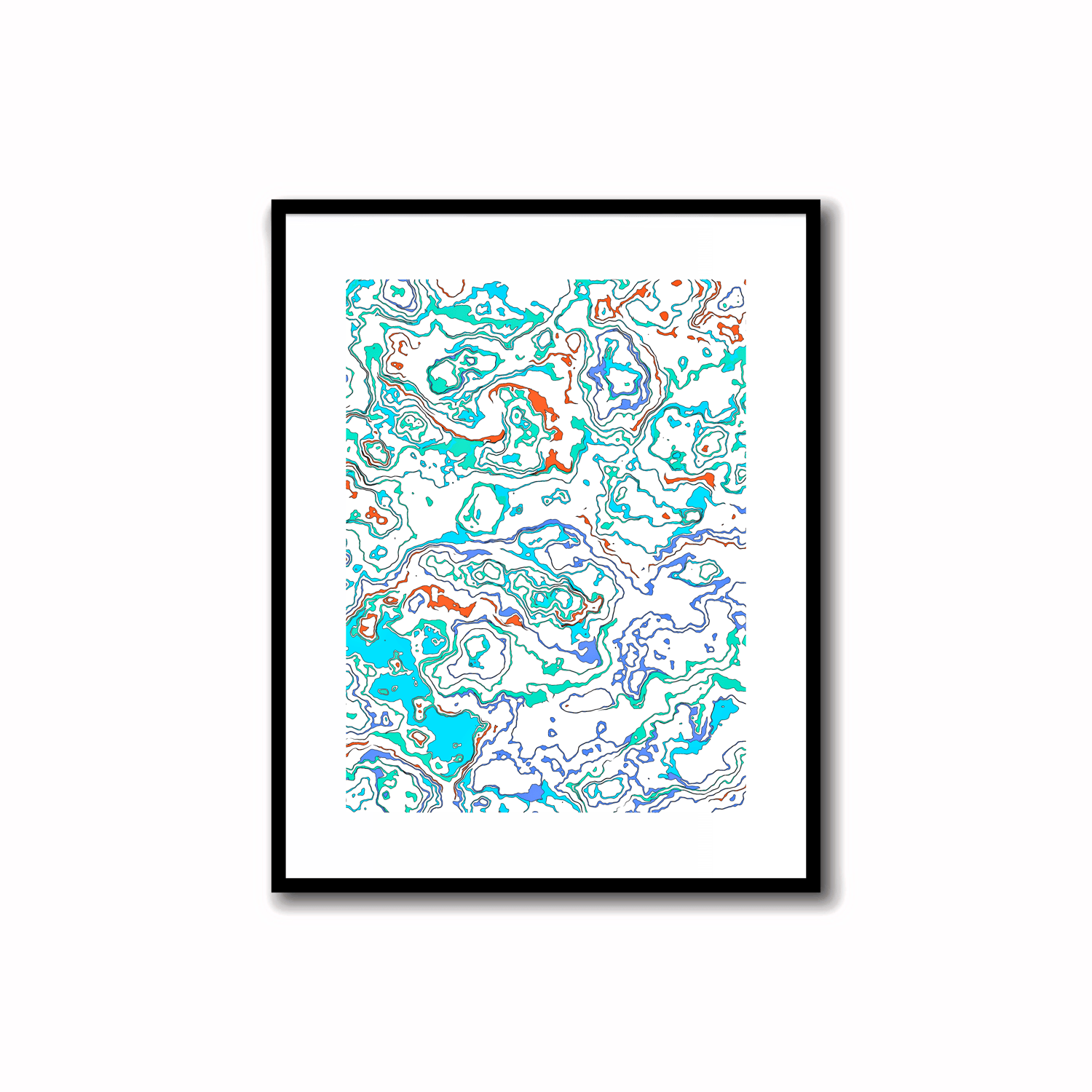 Revitalize your surroundings with our modern abstract printable artwork! 🎨✨ Download the vibrant palette featuring Periwinkle Blue, Terra Cotta, Sky Blue, and Silver Sage for an instant decor upgrade.