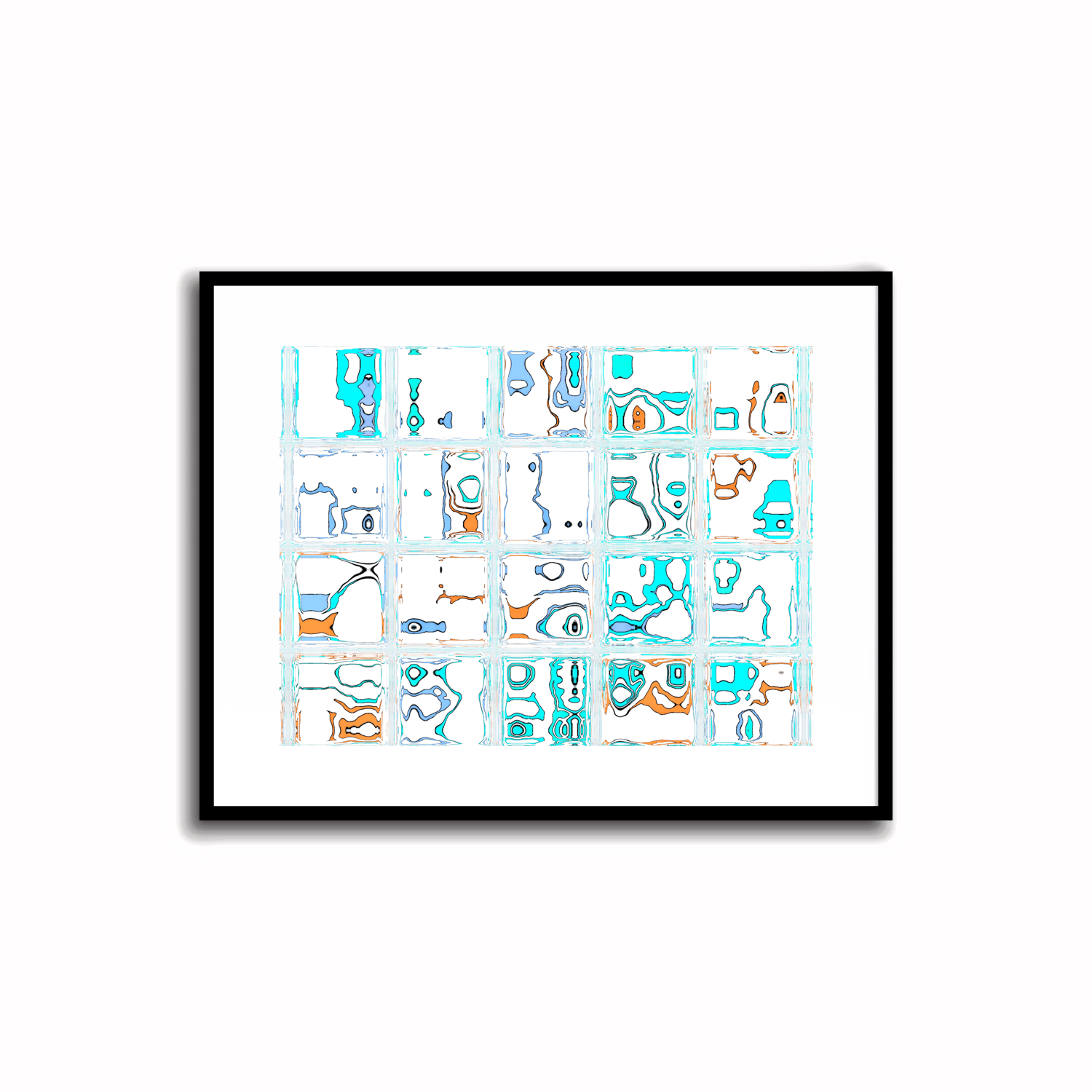 Revitalize your surroundings with our modern abstract printable artwork! 🎨✨ Download the vibrant palette featuring Periwinkle Blue, Terra Cotta, Sky Blue, and Silver Sage for an instant decor upgrade.