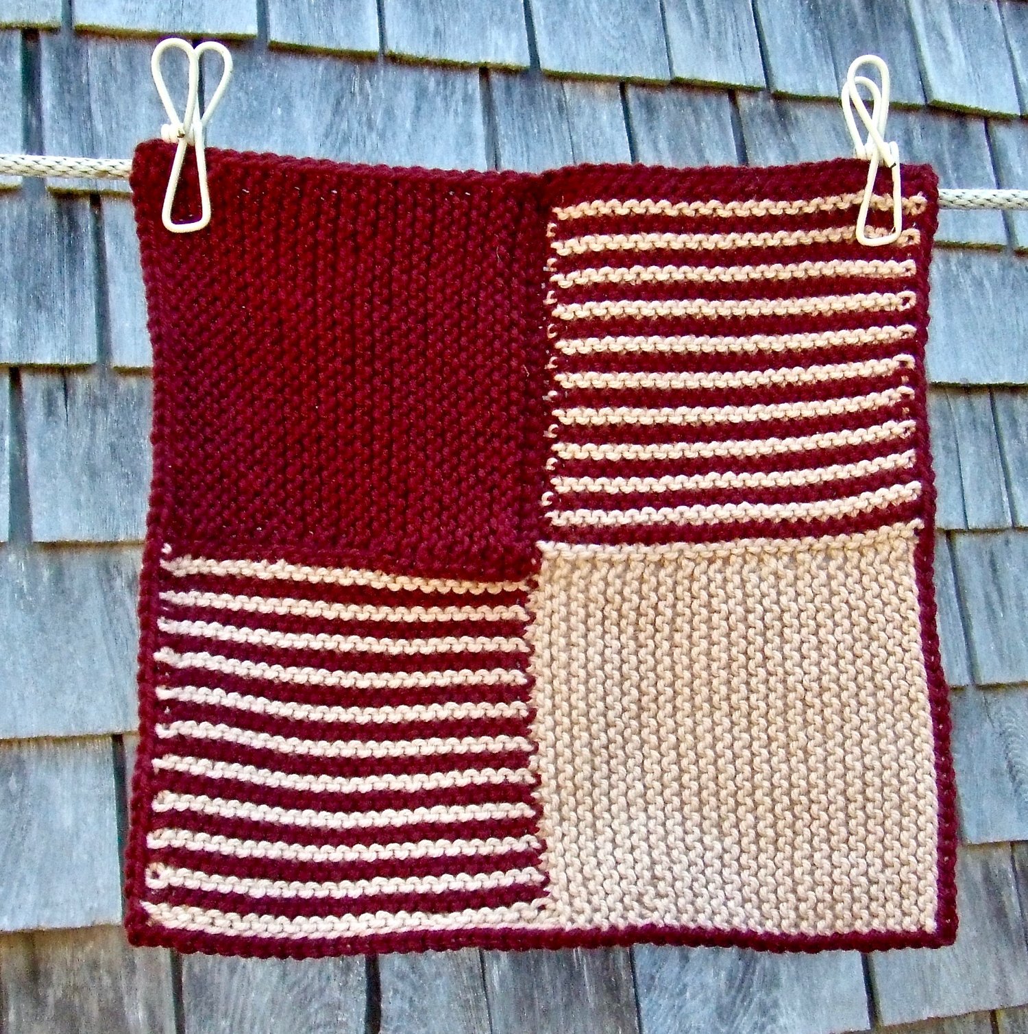 Quilt Blocks Face/Bath Cloths, PDF pattern