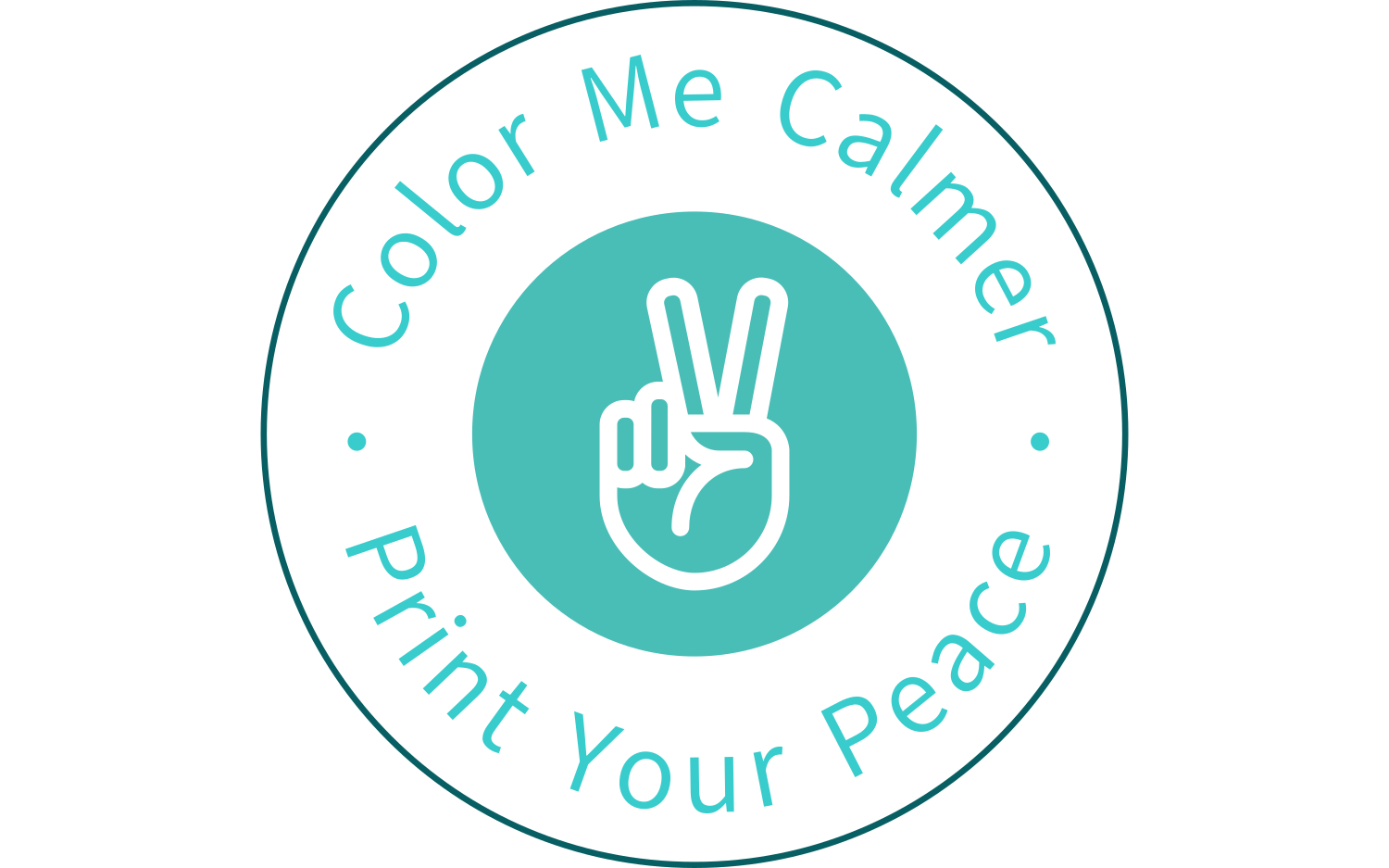 Color Me Calmer. Coloring book pages