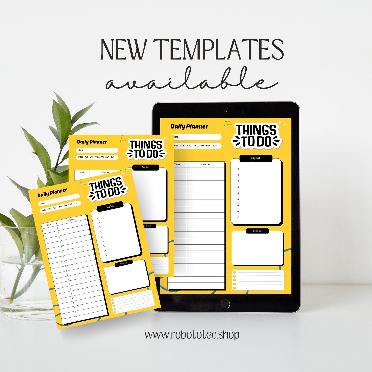 Customizable Daily Schedule Template