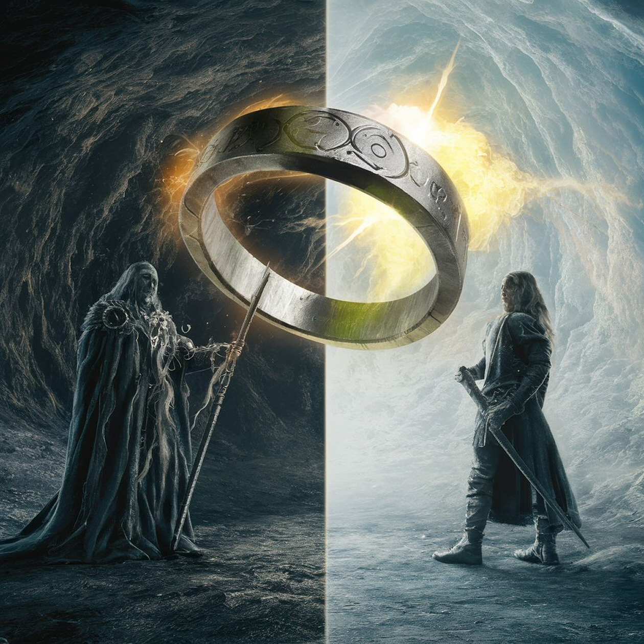 lotr, the one ring, good vs evil, choice