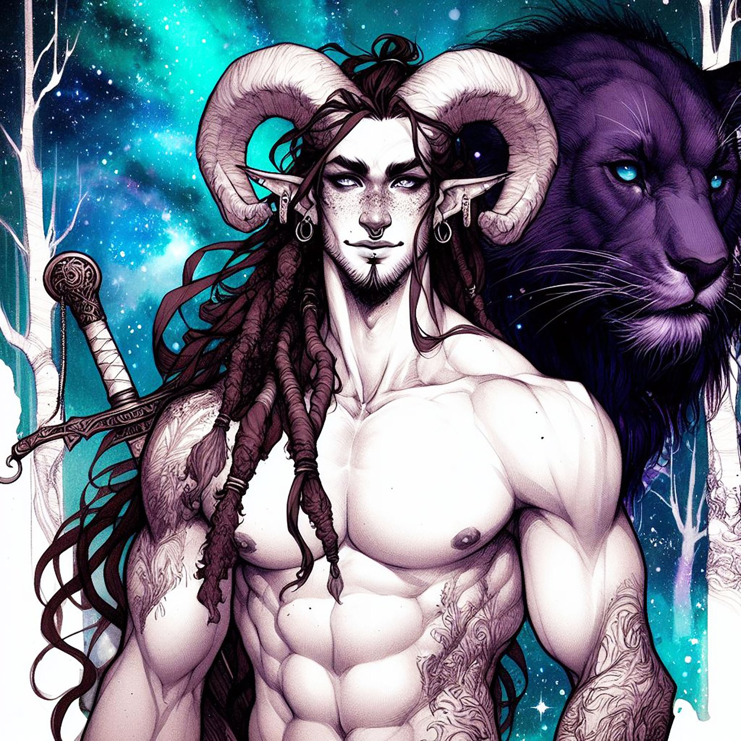 faun, fauns, fantasy, wallpapers