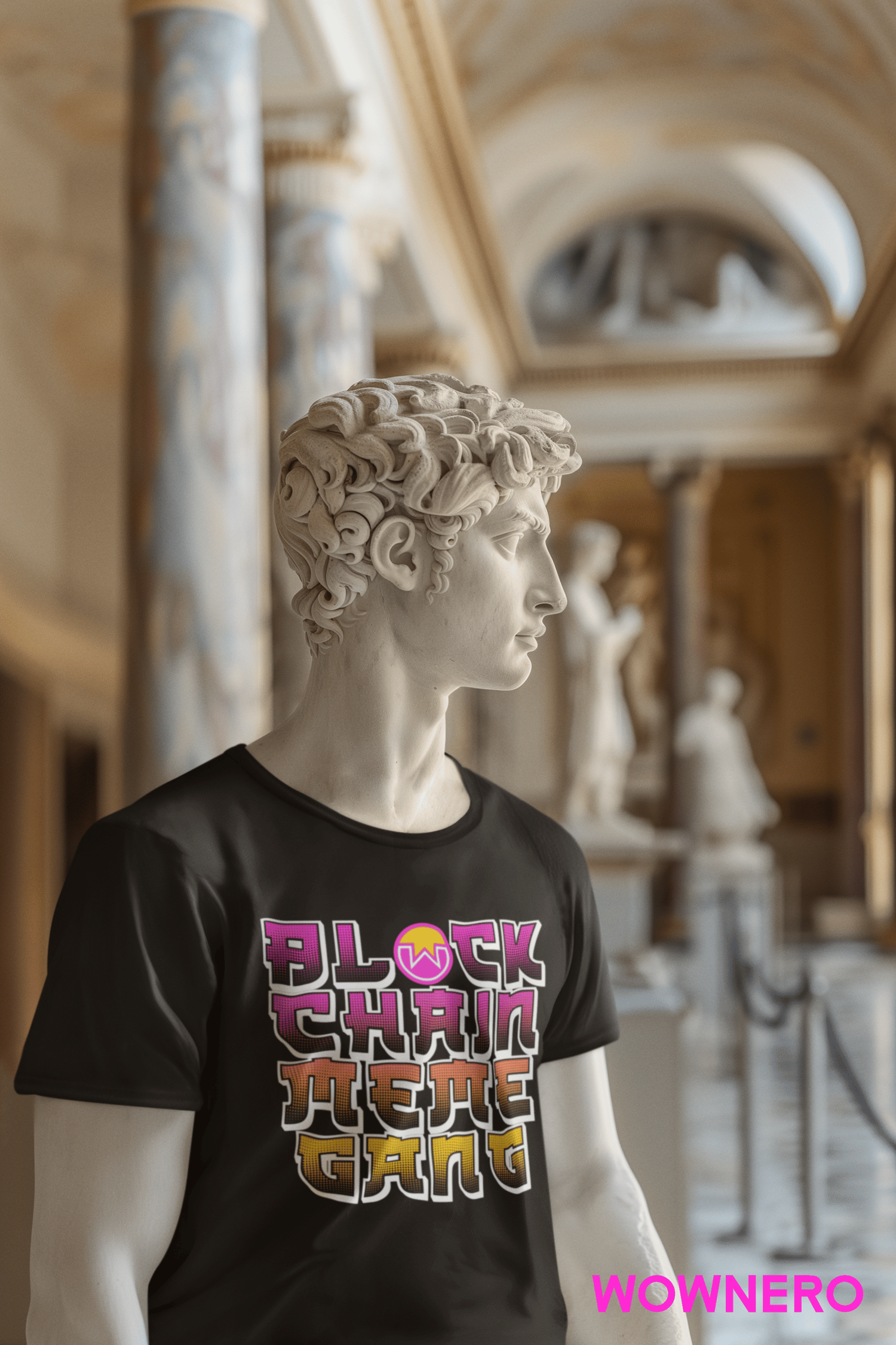 Wownero Block Chain Meme Gang T-Shirt