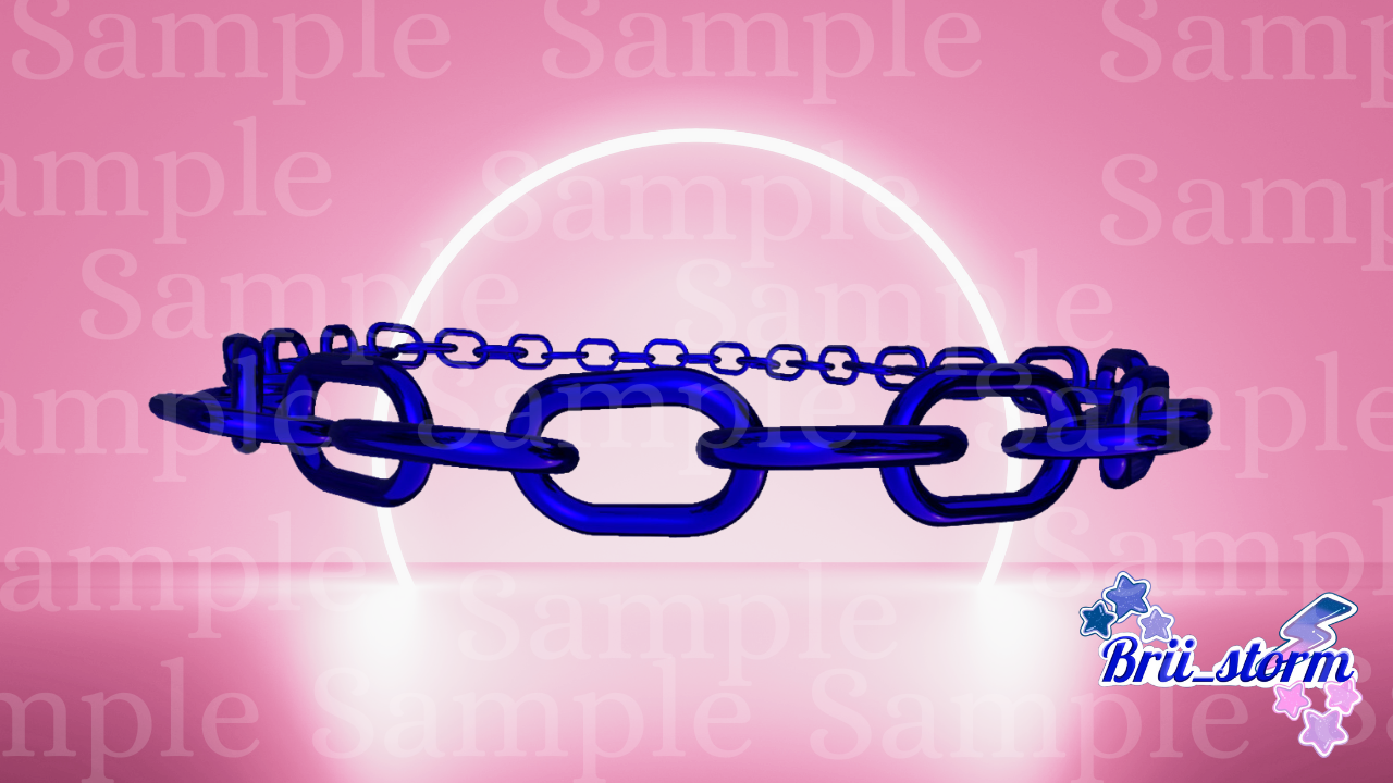 Waist Chain Belt For Vrchat With Collar