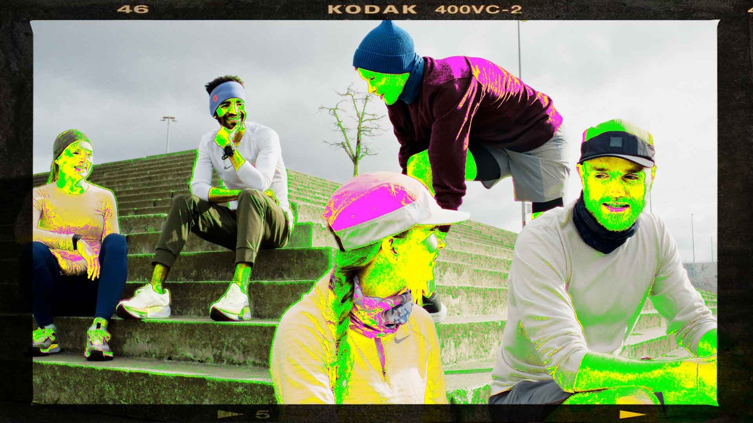 Multiple people in frame are captured through the Skin Tone Checker.