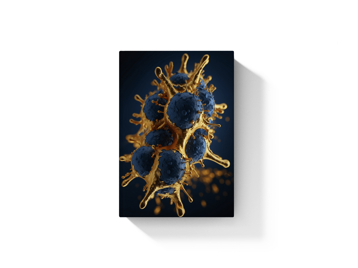 scientific molecules hardcover book mockup