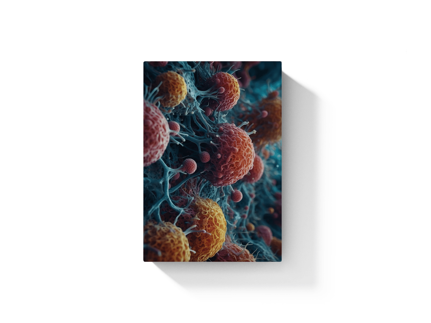 scientific molecules hardcover book mockup