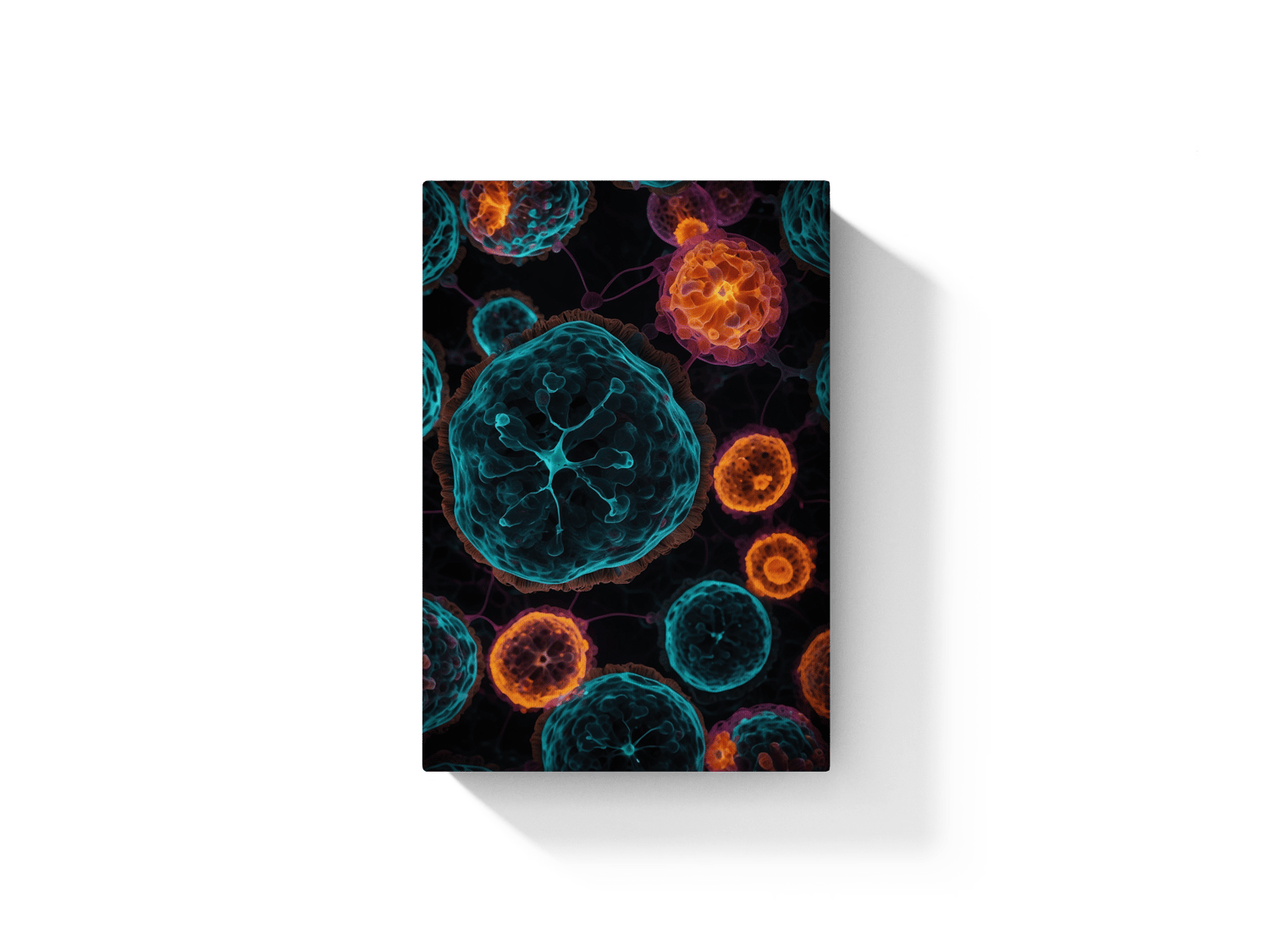 scientific molecules hardcover book mockup