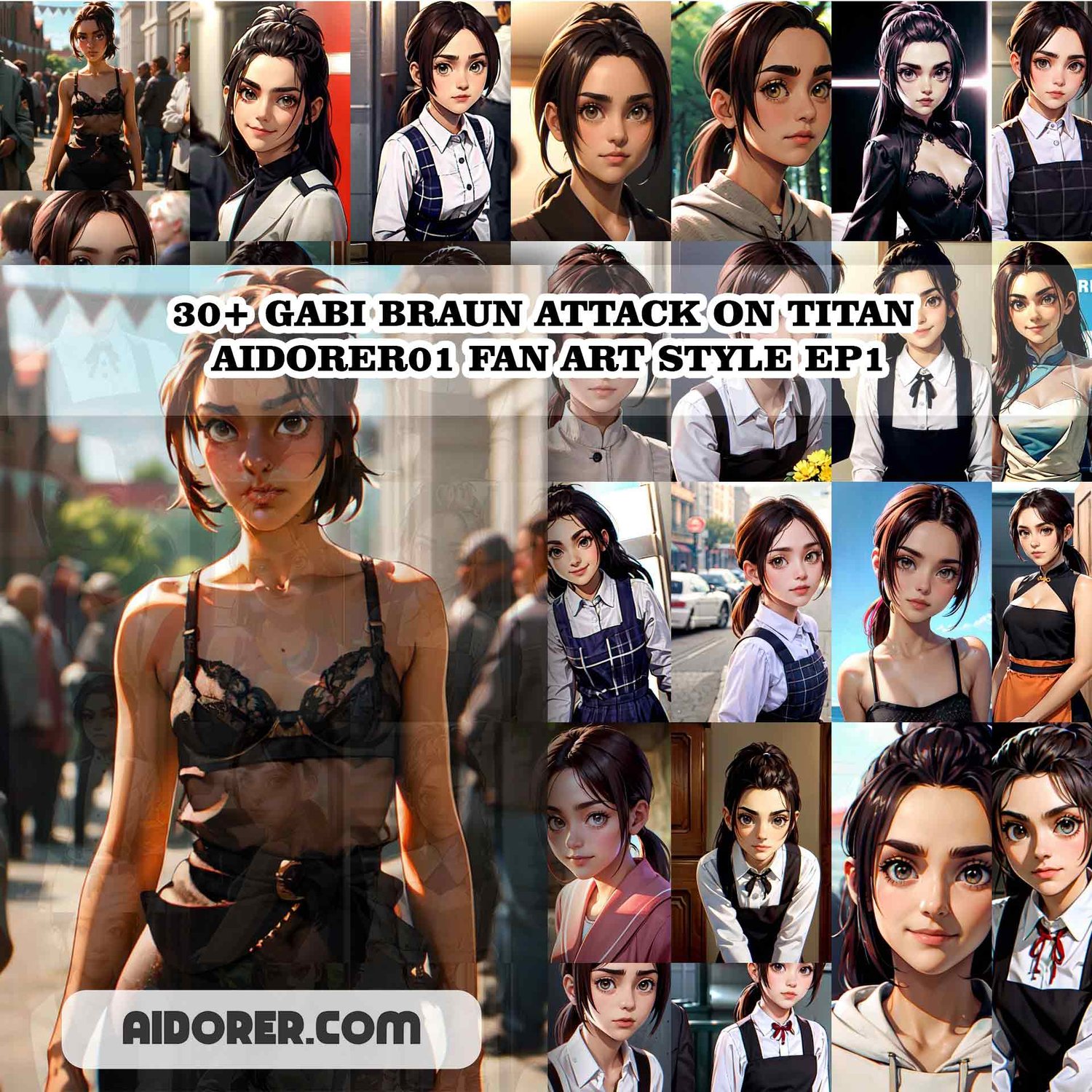 30 GABI BRAUN ATTACK ON TITAN AIDORER01 FAN ART STYLE