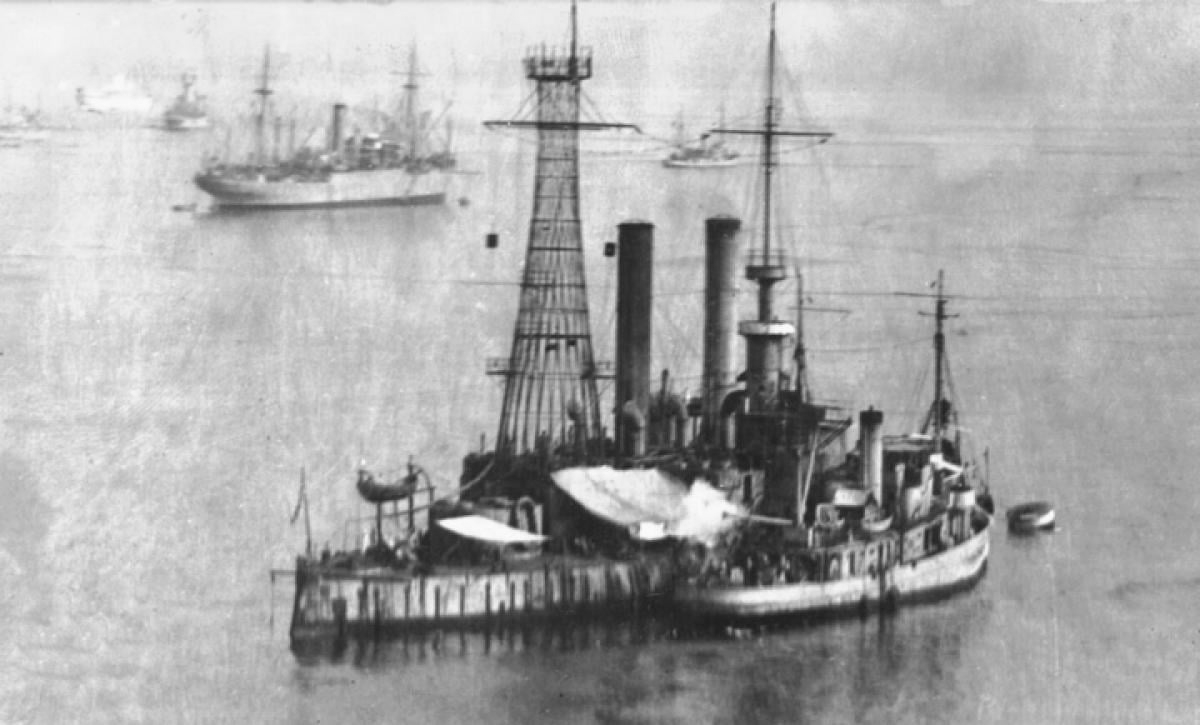 Battleship USS Iowa, 1920s.