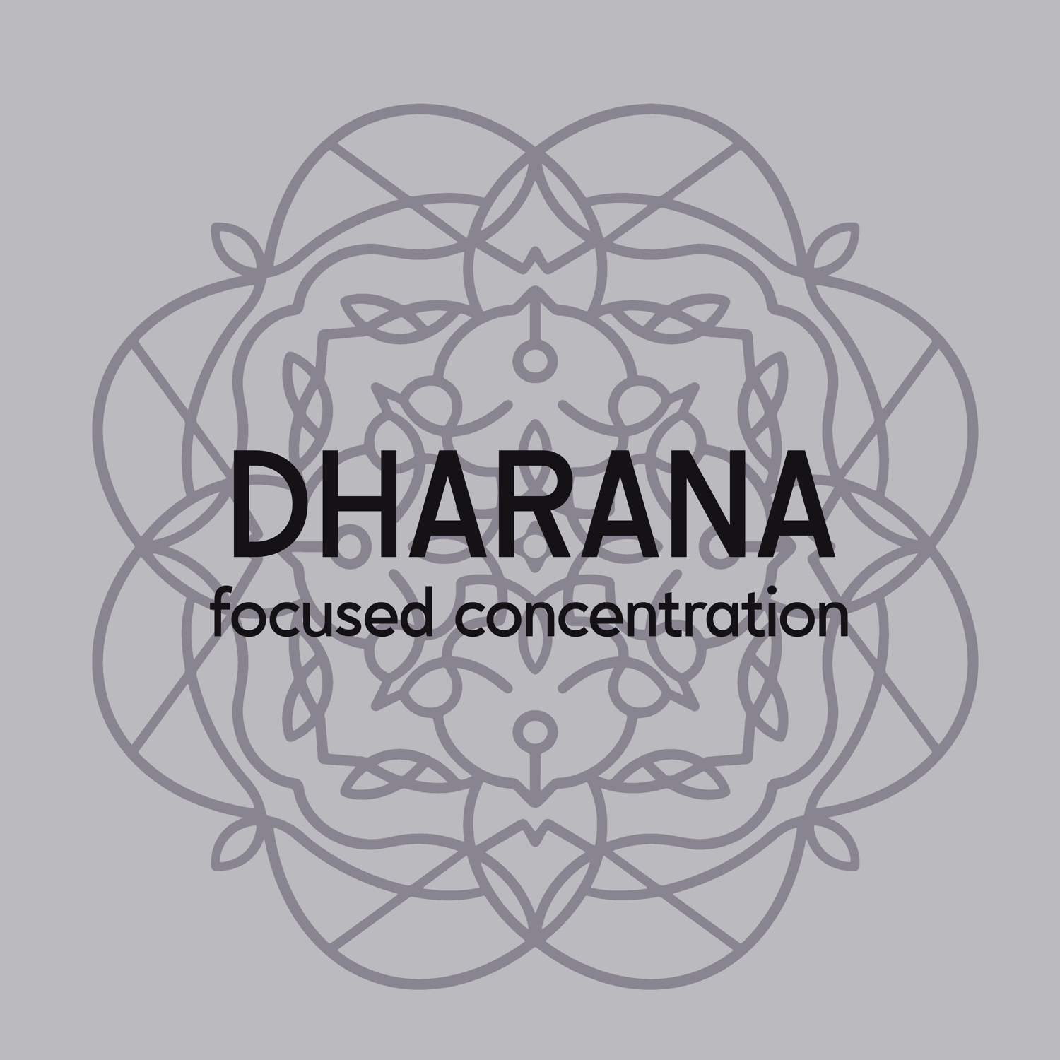 illustration mandala text dharana