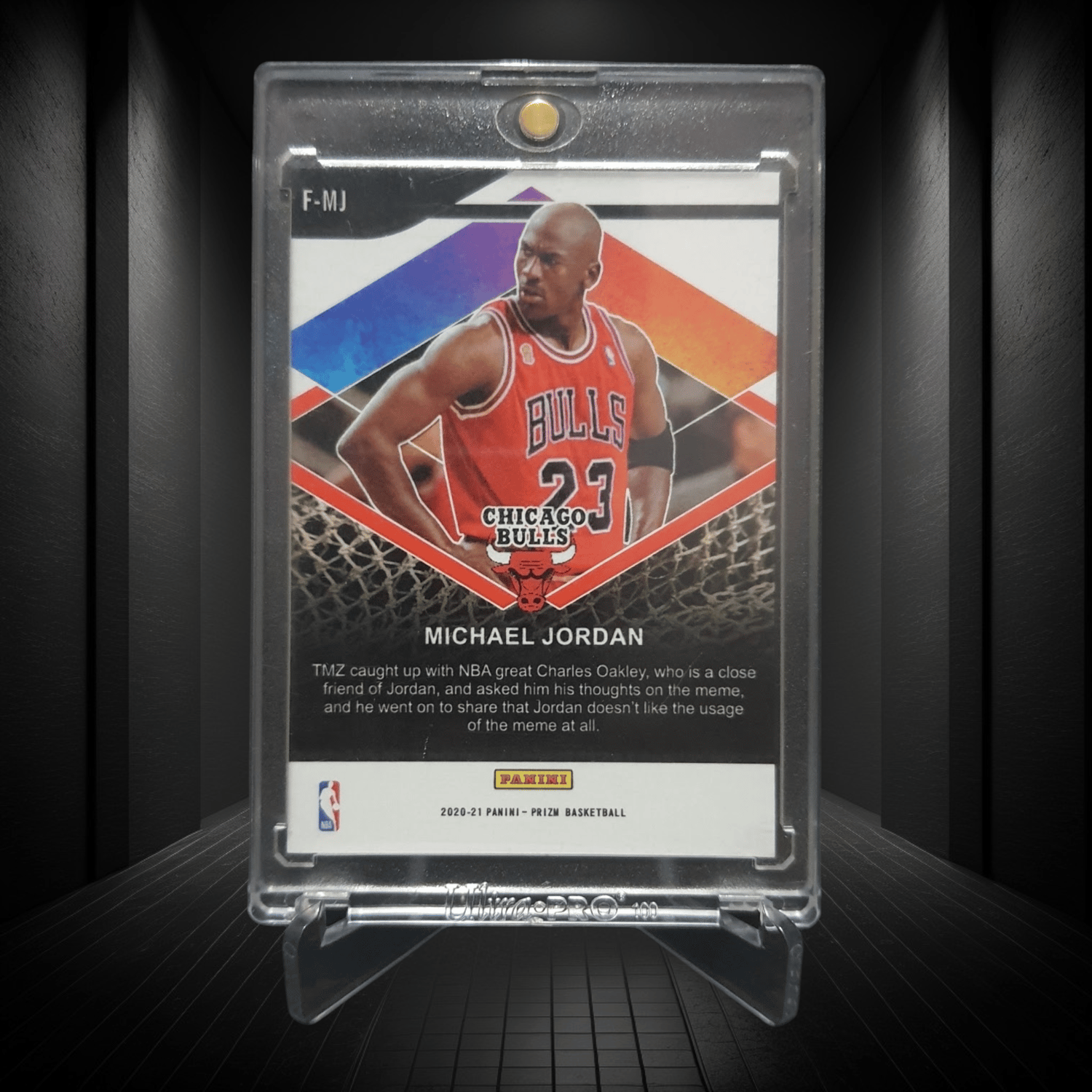 2020-21 Custom Basketball Card Prizm Fearless #23 - Michael