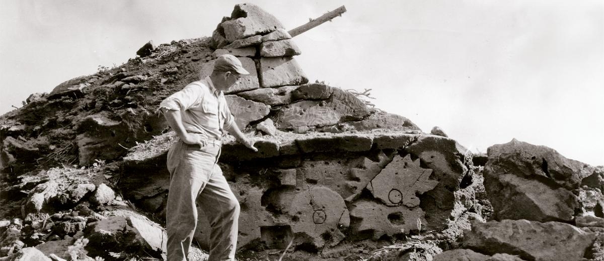 A dummy tank found on Iwo Jima in May 1945. The utility of decoys on modern battlefield has not been lost on most modern militaries.