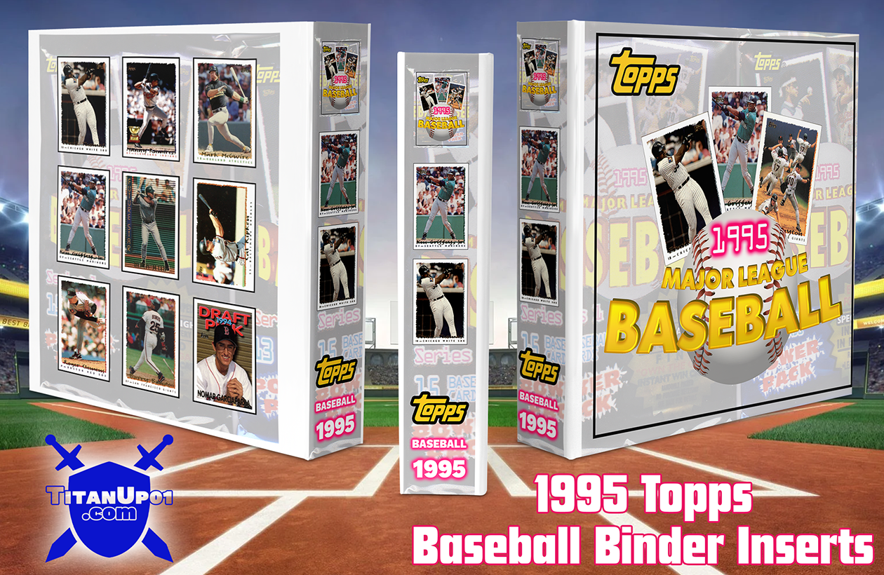 1995 Topps Baseball Cards Binder Inserts