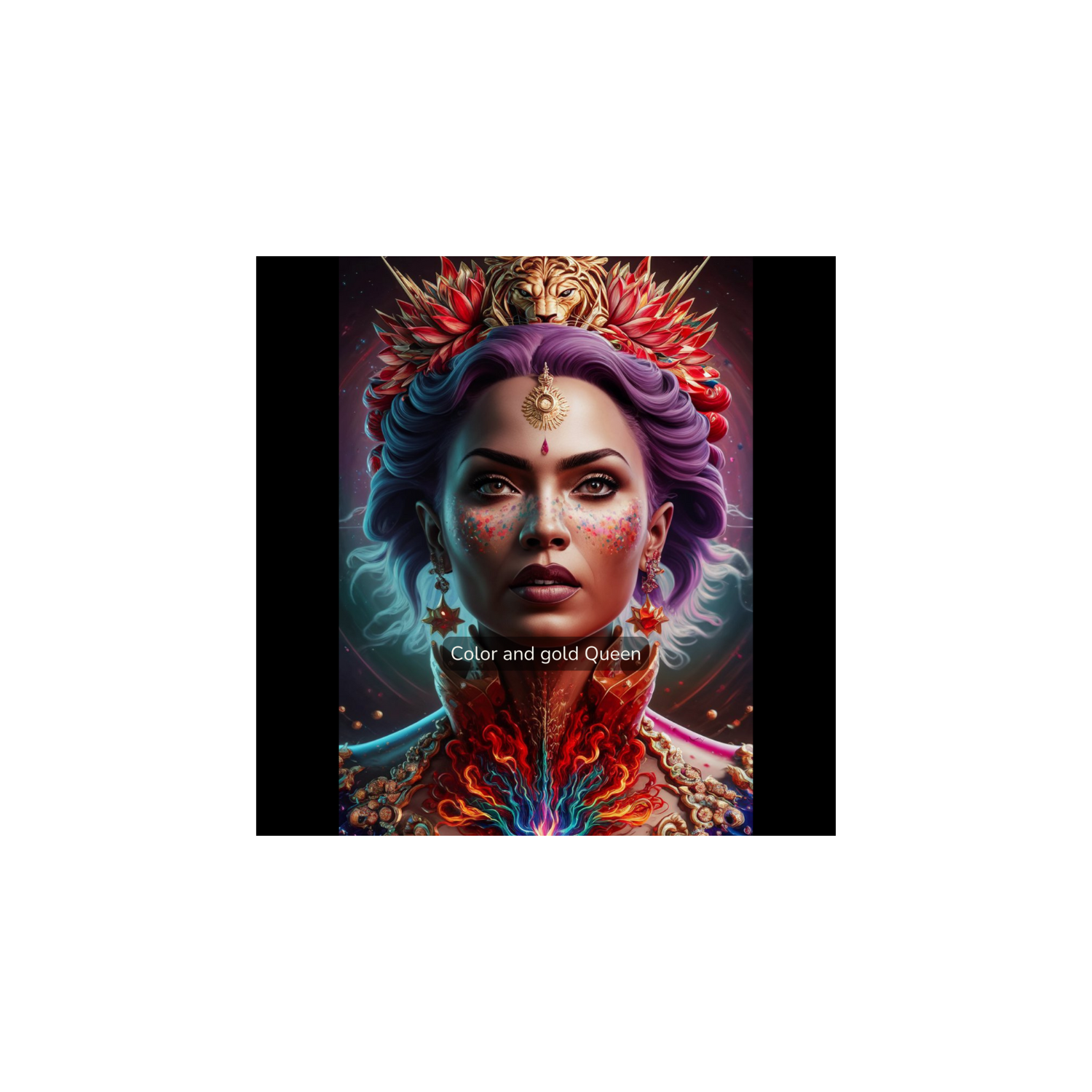 Digital art beauty of woman, empower woman, digital download wall art woman self love