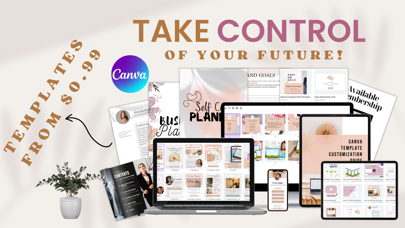 take control of your future canva