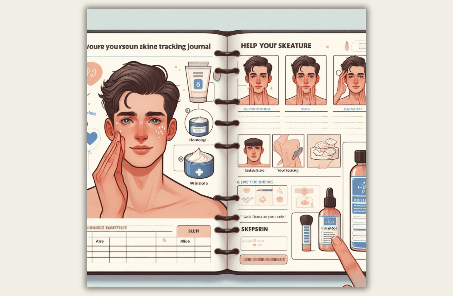 guidebook information templates skincare