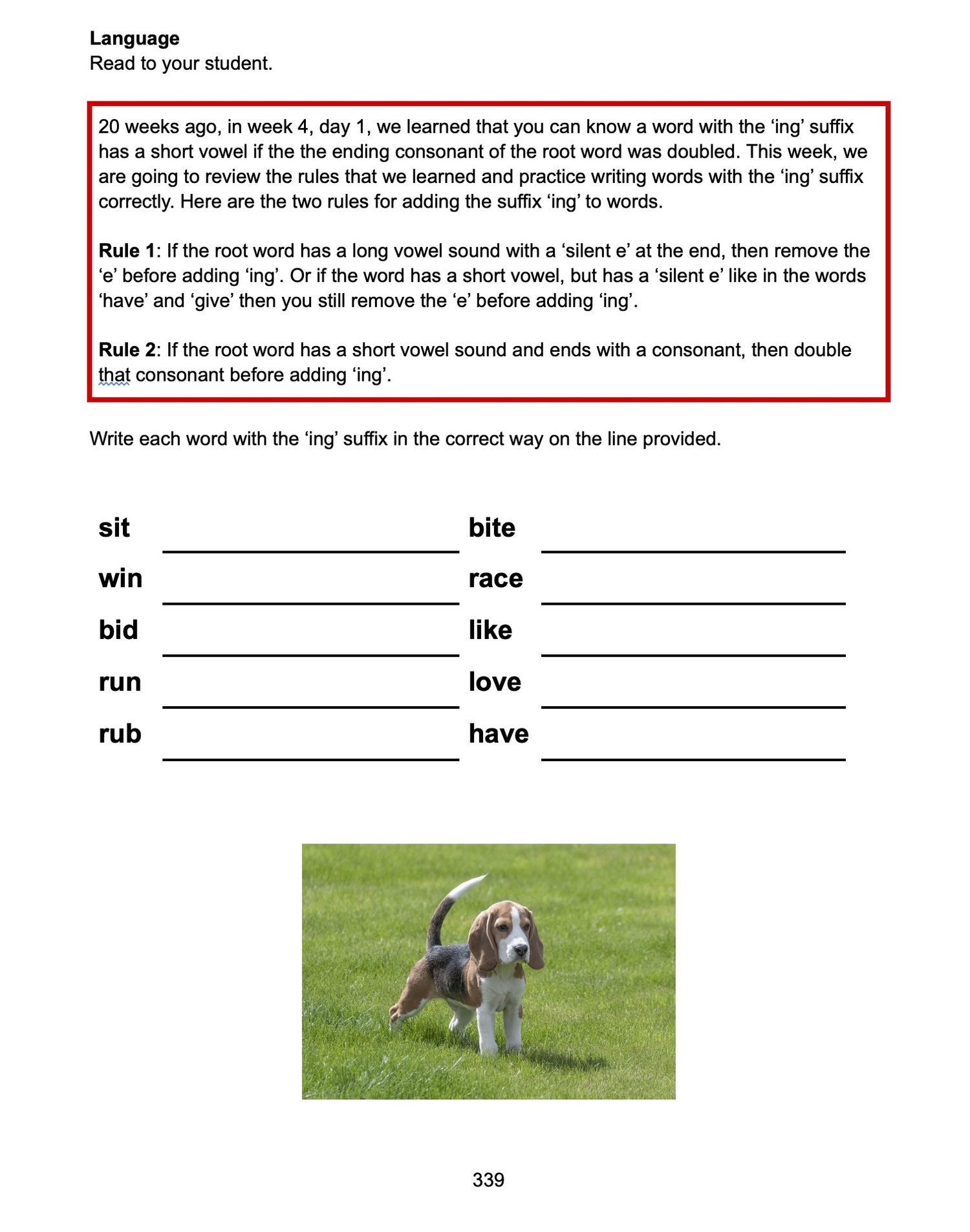 Learn to Read and Write, A Phonics Approach to Reading, Level 2