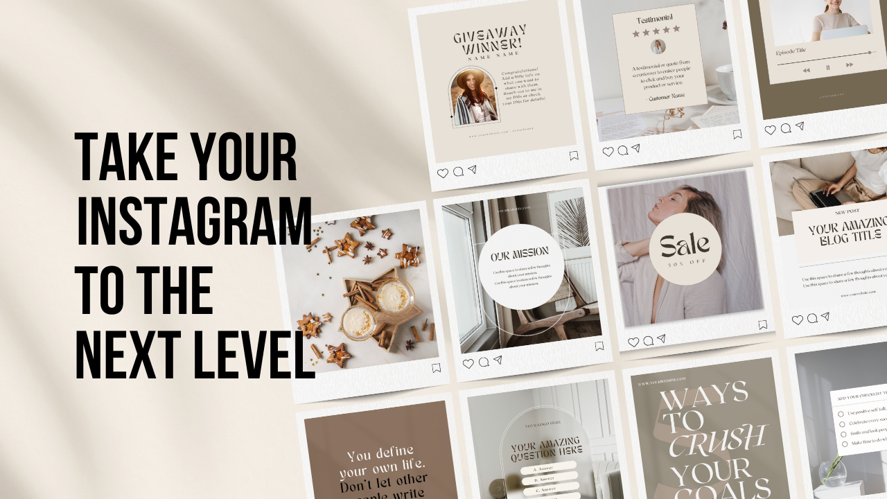 Instagram Posts Canva Templates for Business