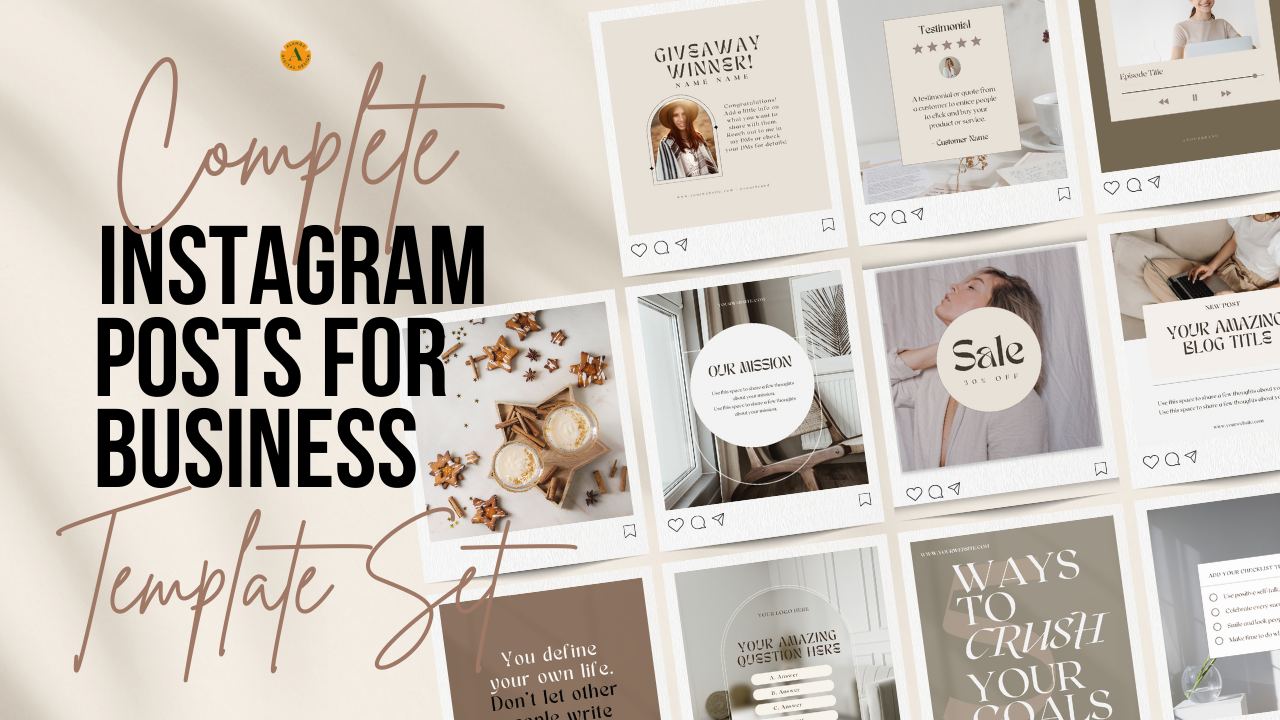 Canva Template Instagram for Business