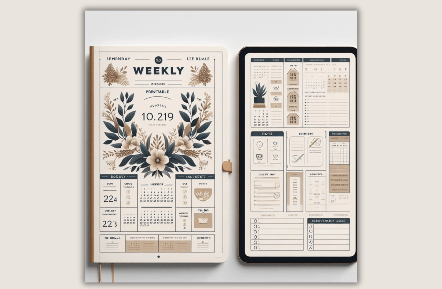 weekly emplates productivity