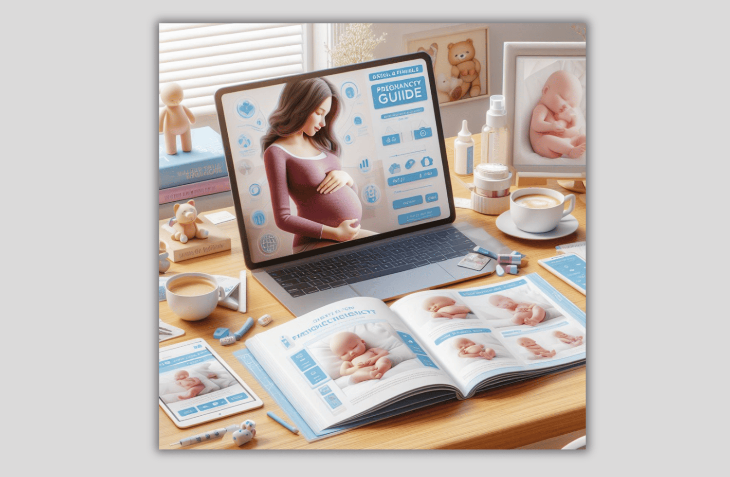 pregnacy template canva