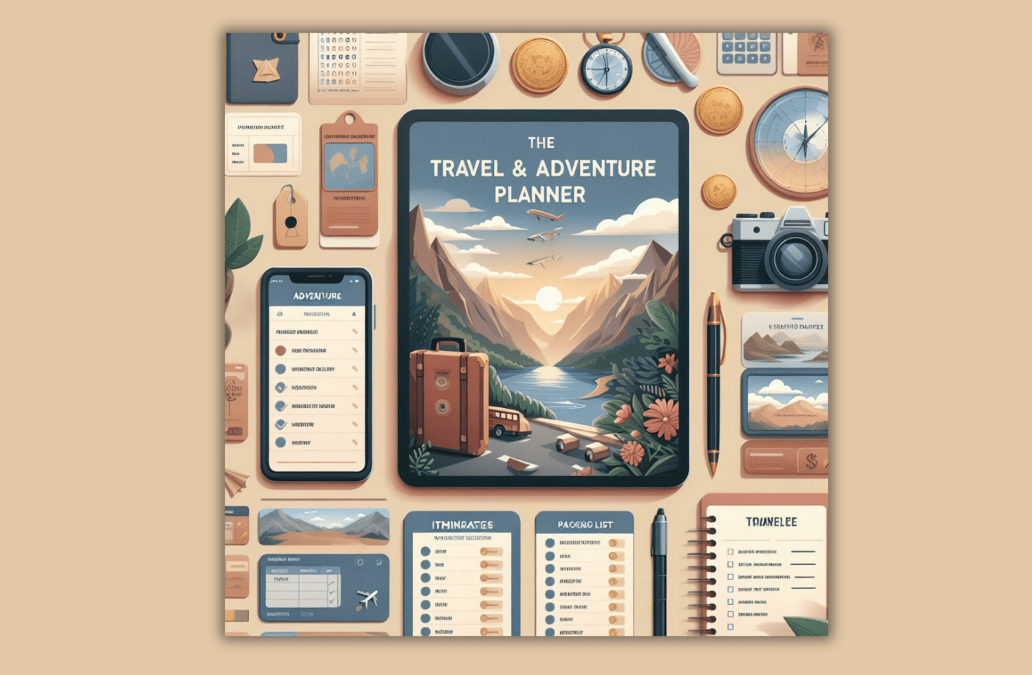 travel ebook template