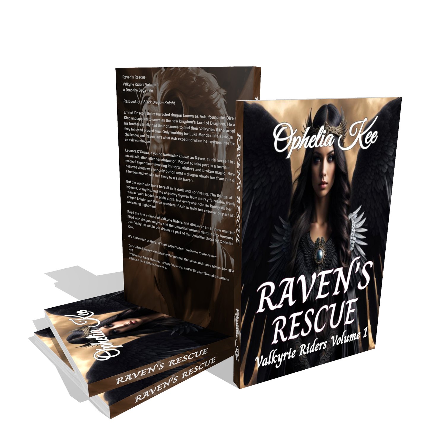 Raven's Rescue Book Stack