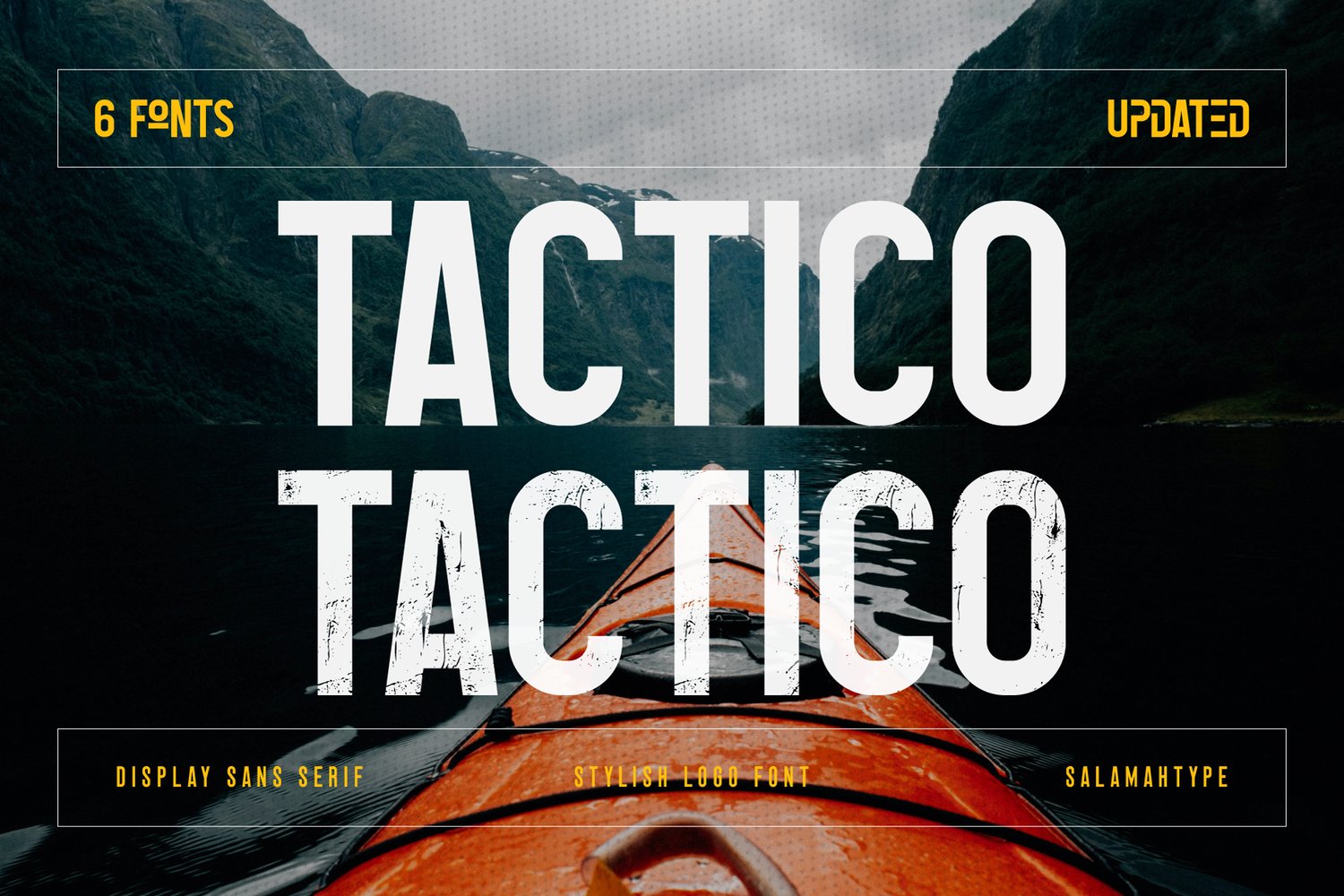 tactico distressed free fonts