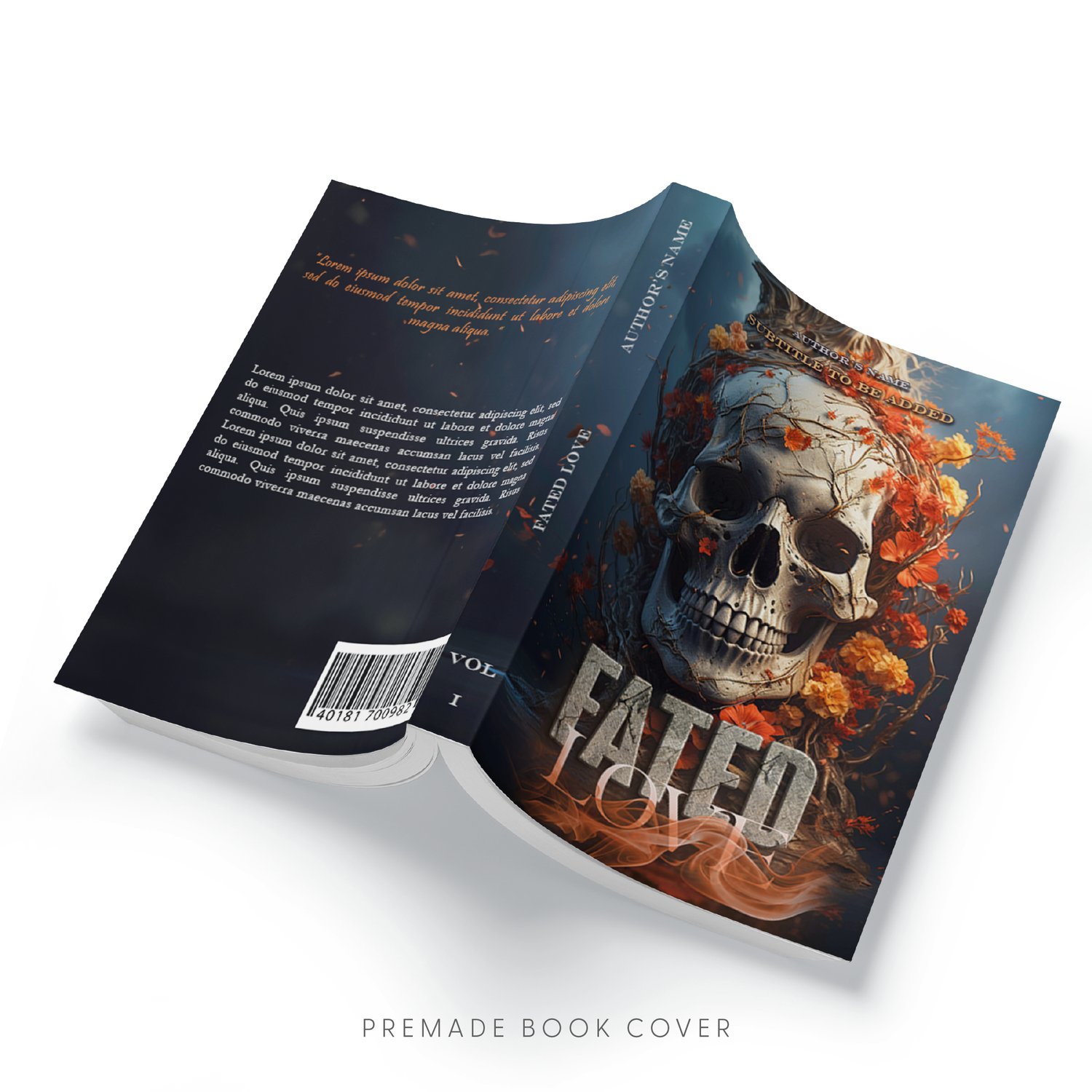 Romantasy Reader Indie Author's Fantasy Romance Cover Design | Customizable Illustrations