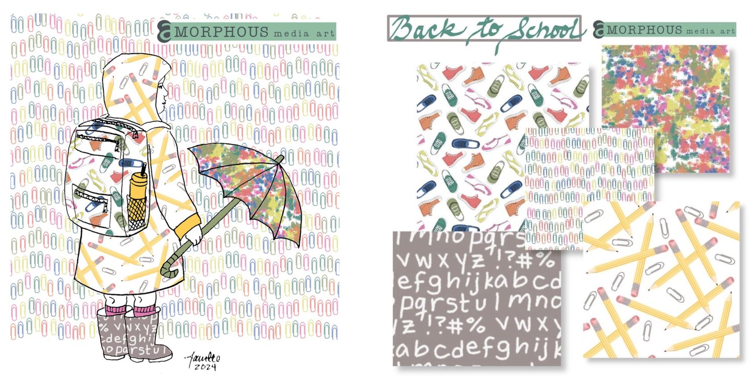 Back to School Nostalgia is a cute fabric collection which would look fantastic in a quilt.