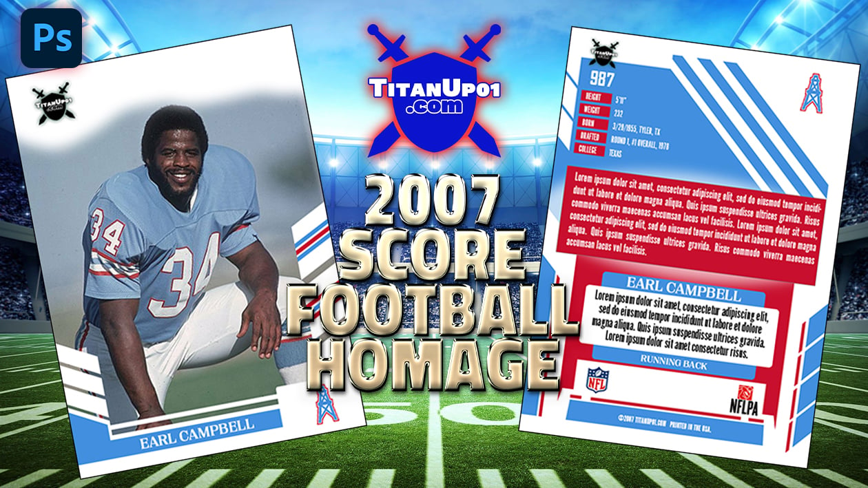 2007 Score Football Homage Photoshop PSD Templates