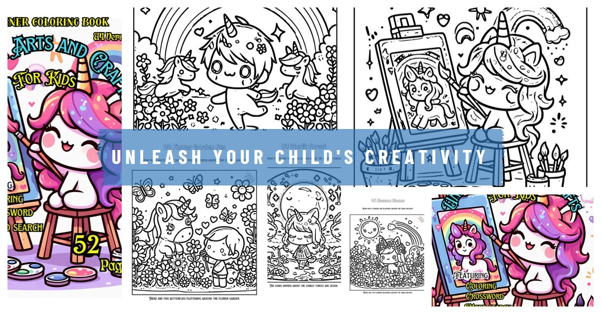 A4 An Miner Coloring Book Unicorn Arts and Crafts For Kids-blog-post-banner
