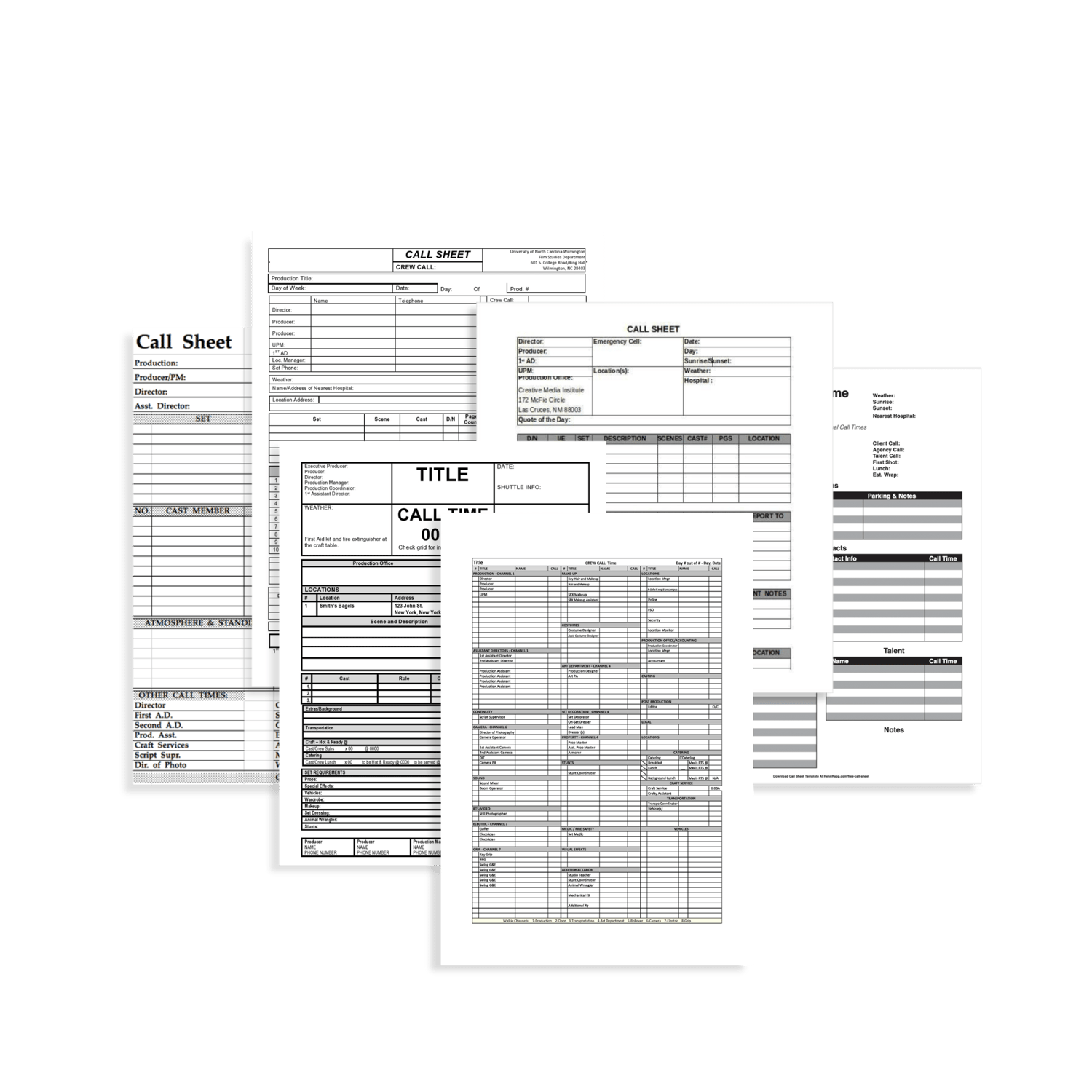 Filmmaking Template