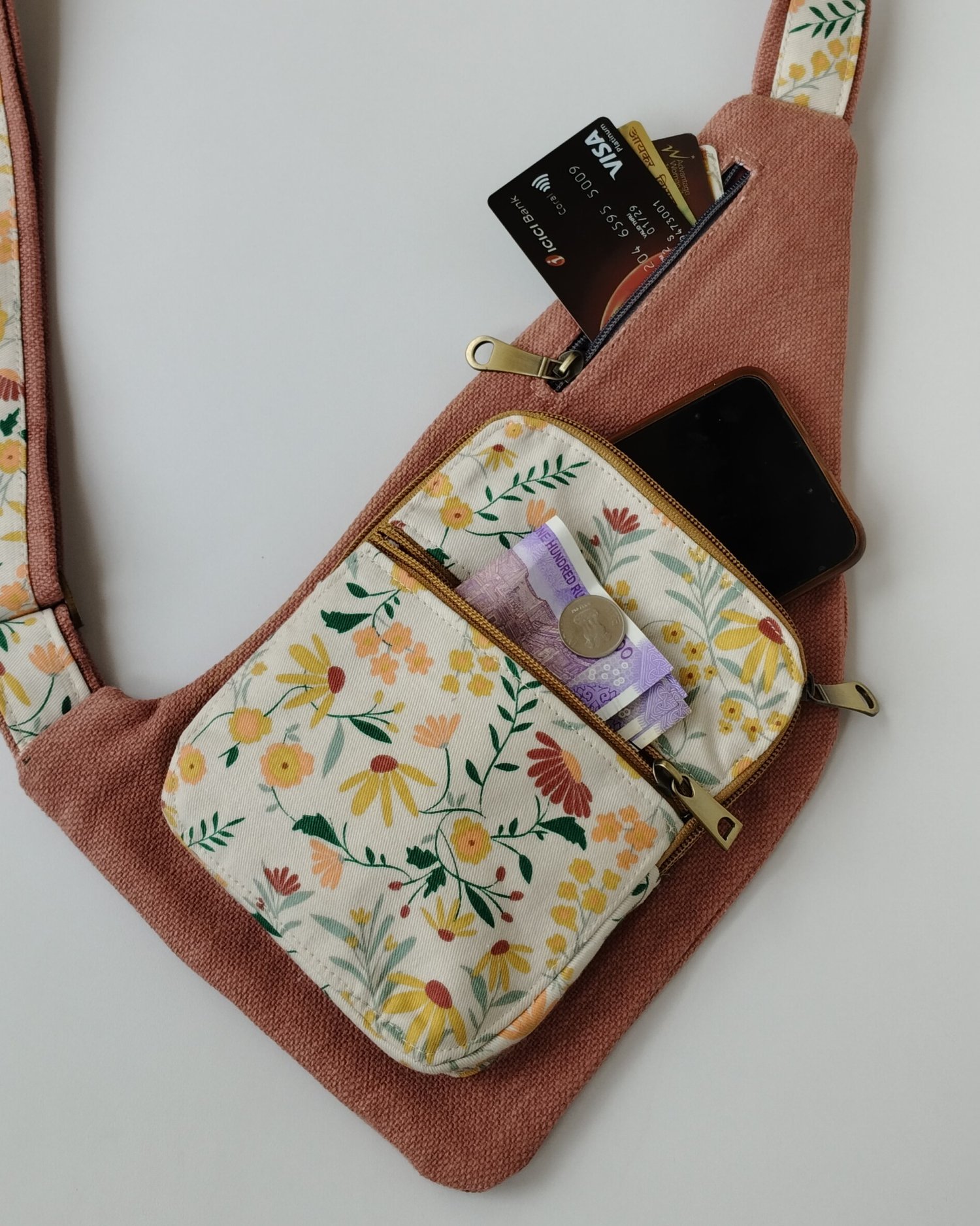 Wanderlust Sling with SVG Files (Unisex Travel Sling Bag)
