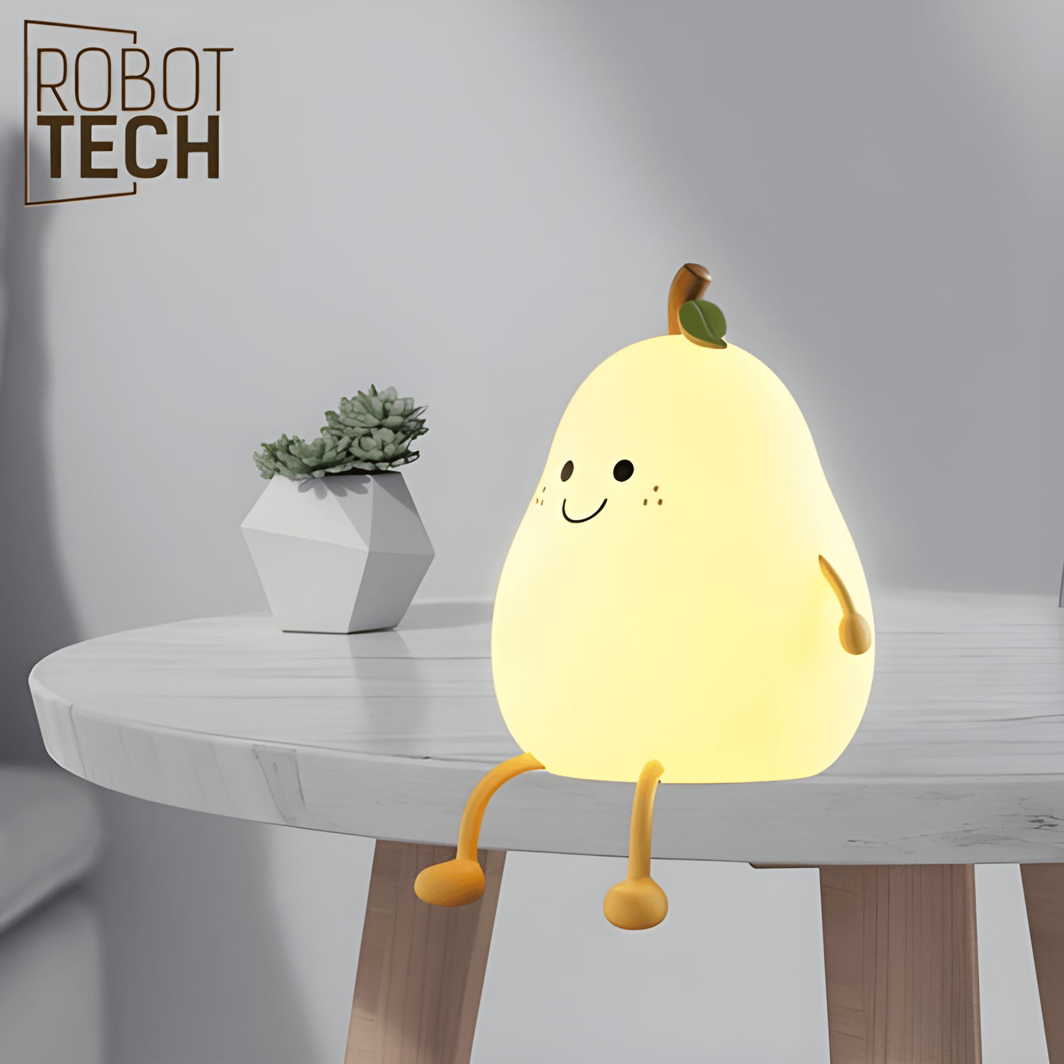 LED Pear Fruit Night Light USB