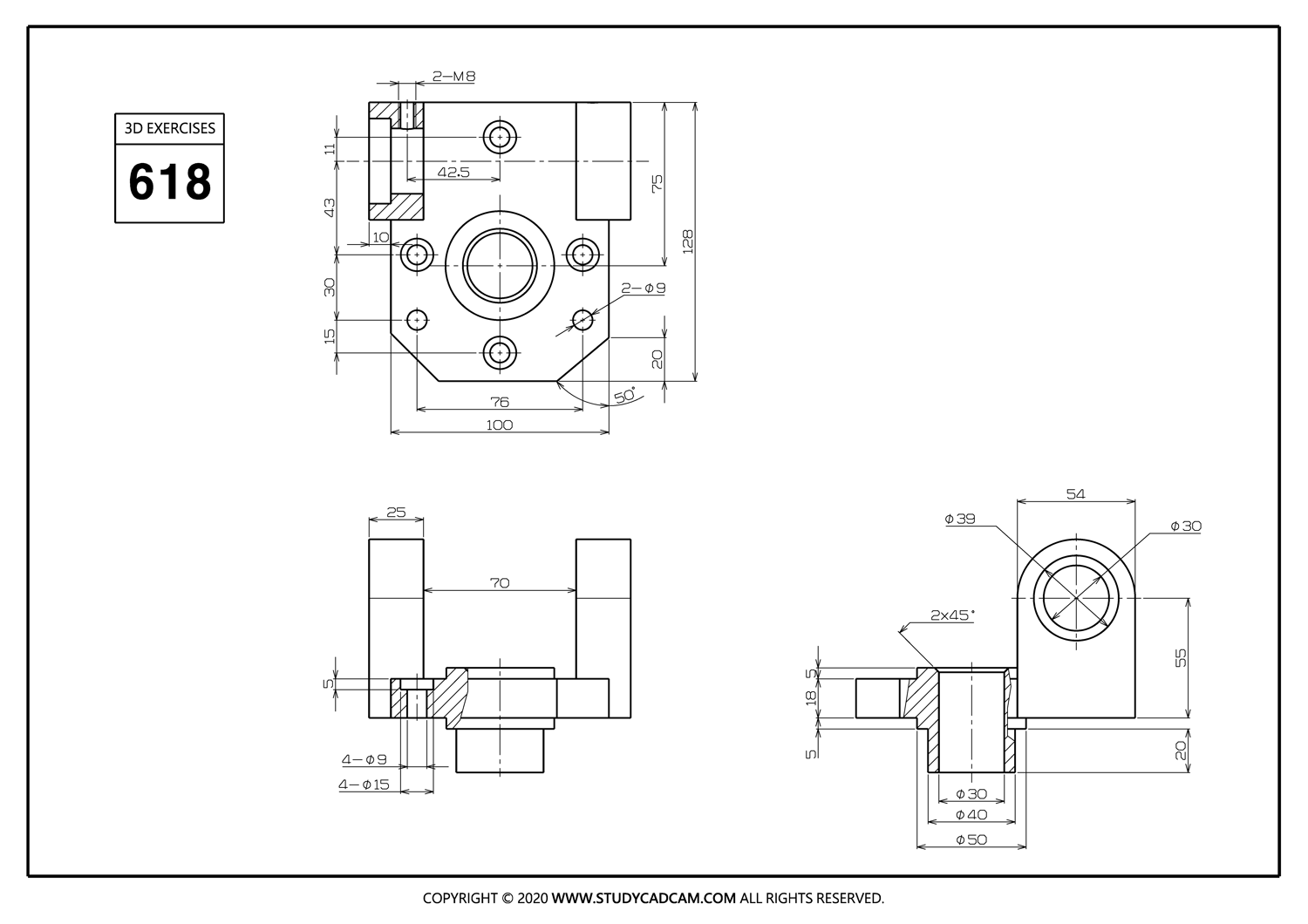 STUDYCADCAM 3D MODELING EXERCISES 618 (PDF) - Payhip