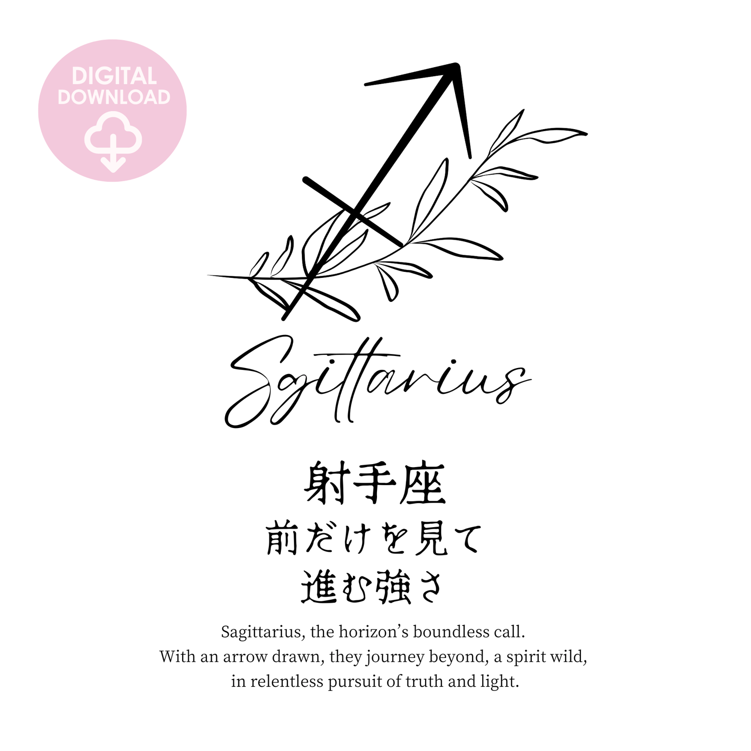 sagittarius zodiac sign wall art